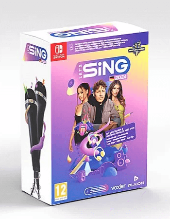 Let's Sing 2023 box art for Nintendo Switch